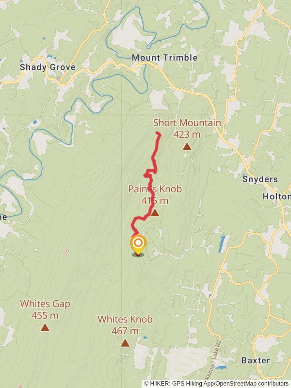 Tuscarora Trail from Audubon Road