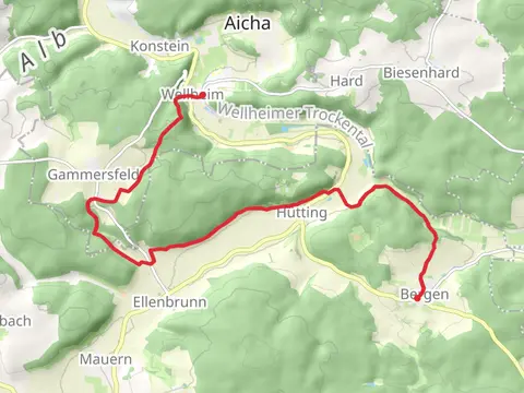 Bergen to Wellheim via Urdonautalsteig