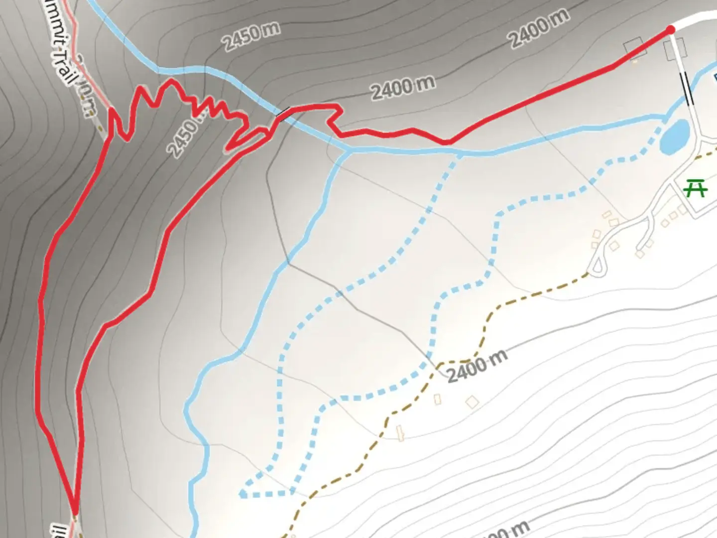 An image depicting the trail North Fork Big Pine Creek Loop and its surrounding area.