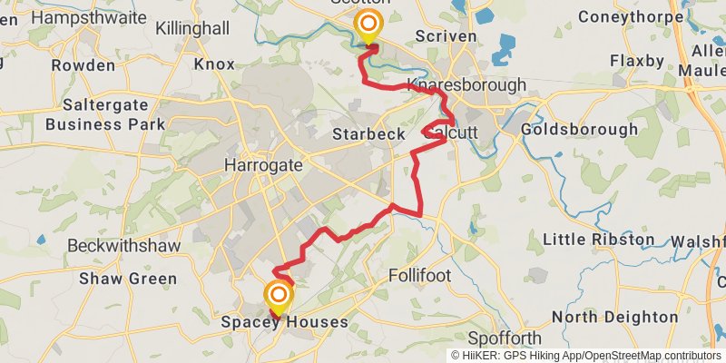 Harrogate Ringway stage 2 Map