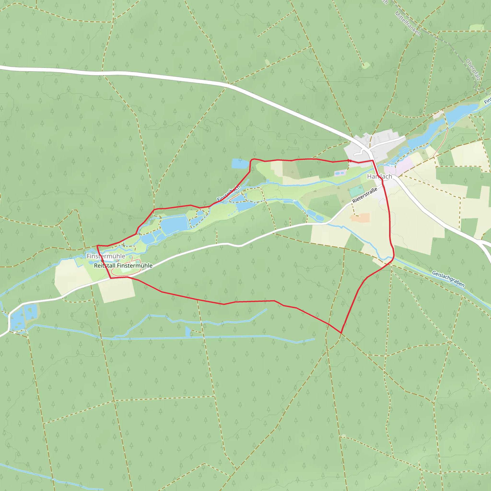 Wildmeistersteig and Deininger Weg Loop mobile static map