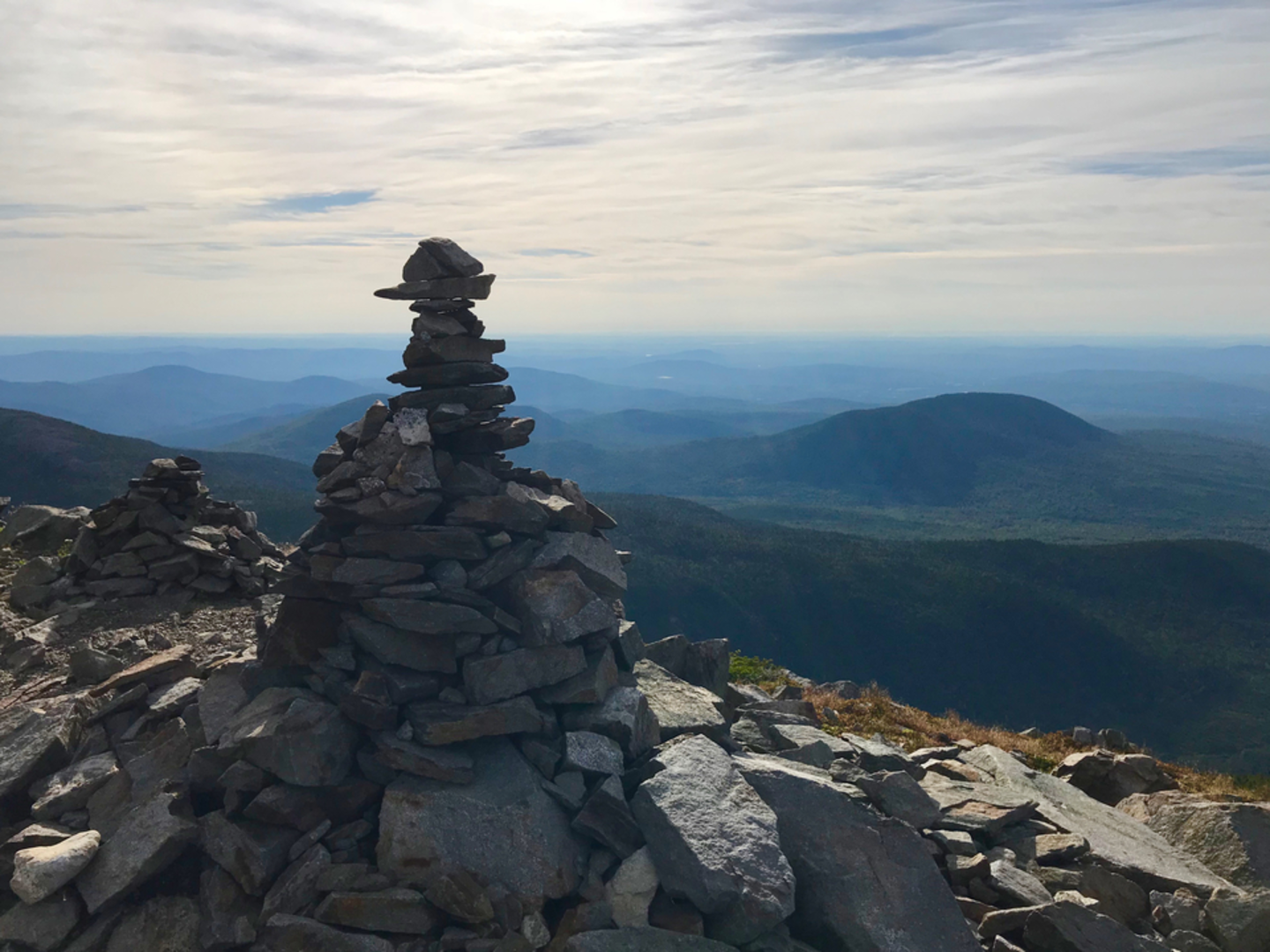 An image depicting the trail Spaulding Mountain from Snowmobile Salem Trail and its surrounding area.