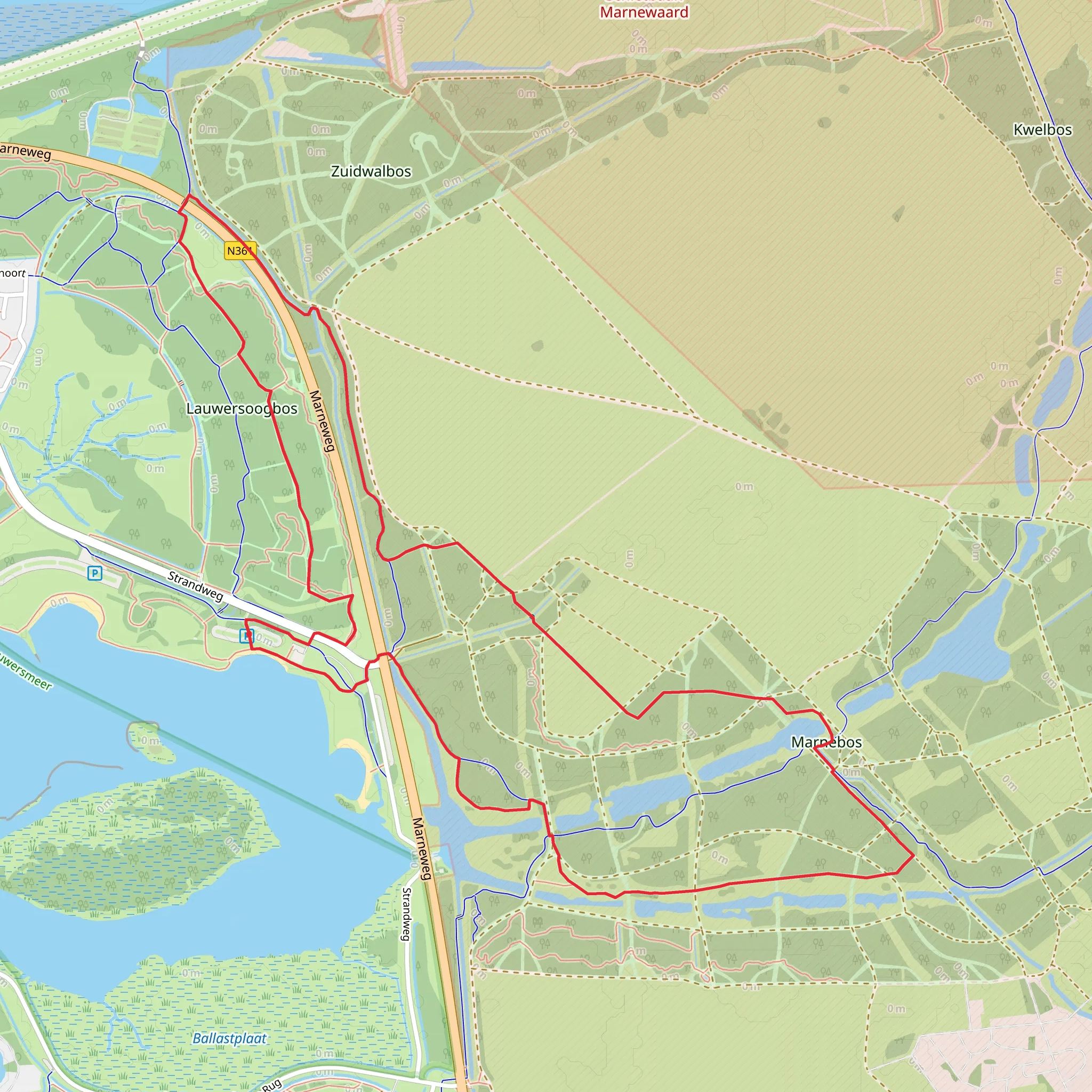Marne Route mobile static map