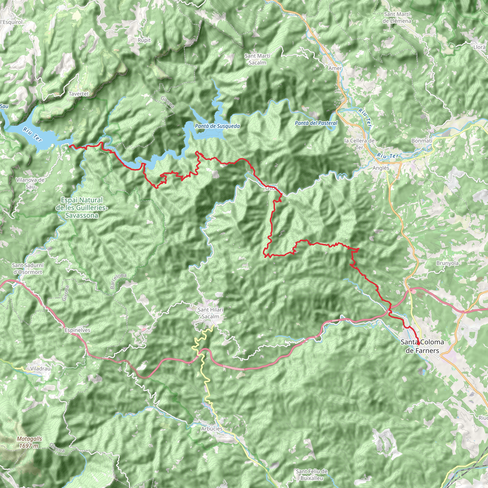 GR 178 Ruta d'en Serrallonga mobile static map