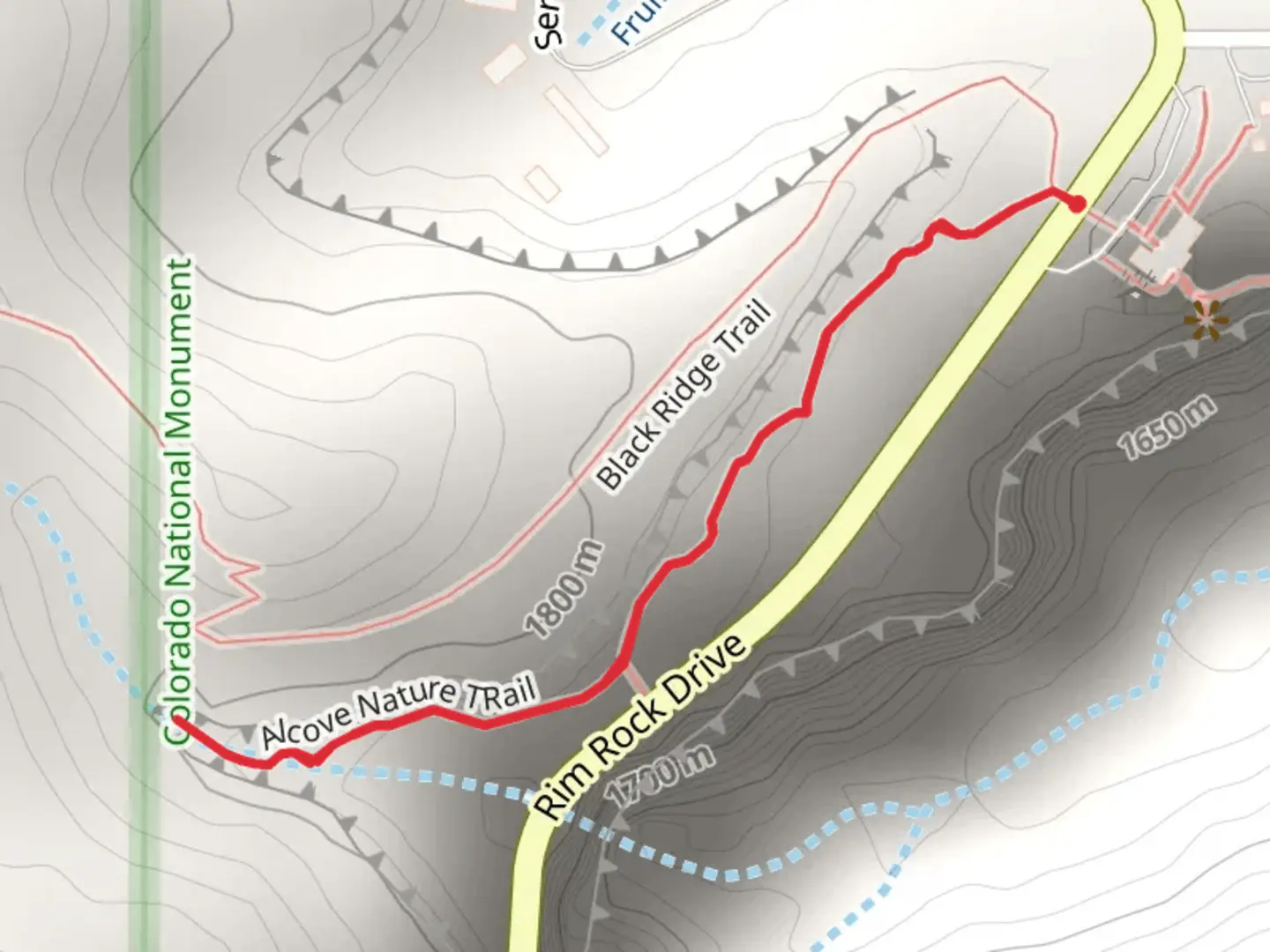 An image depicting the trail Alcove Nature Trail and its surrounding area.