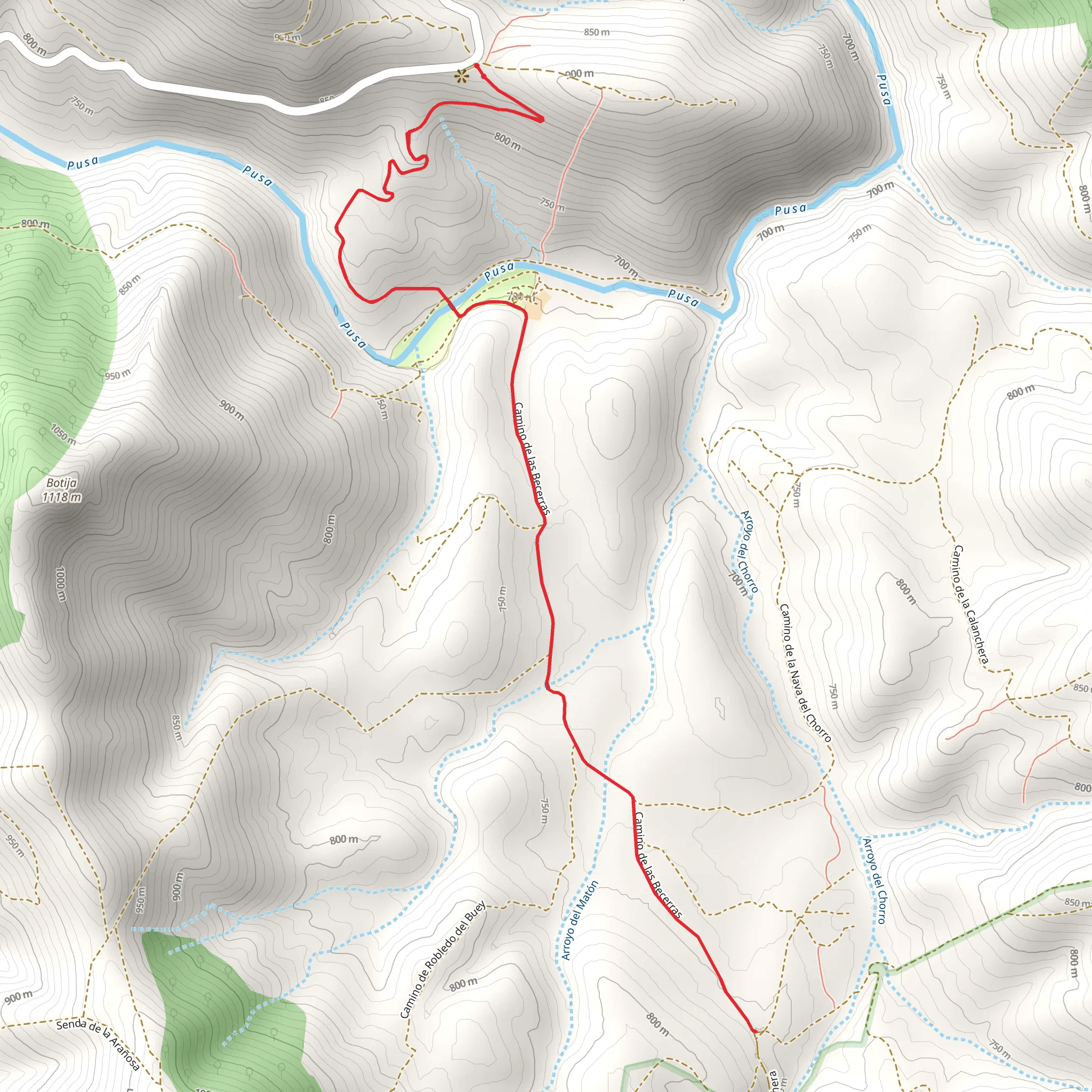 Ruta de la Encina mobile static map