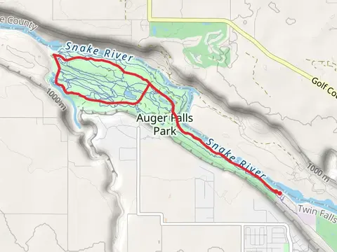 Blue Gill Lake and Snake River Loop