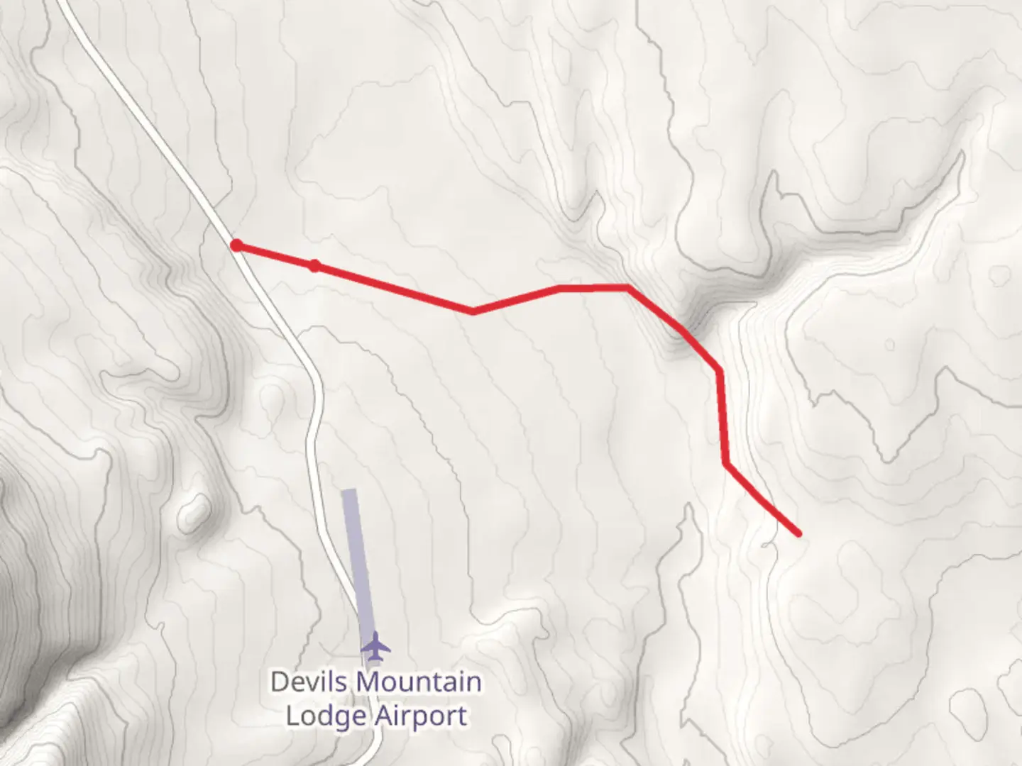 An image depicting the trail Jack Creek Out and Back and its surrounding area.