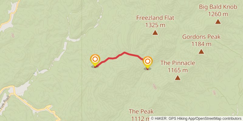 Ramseys Draft Trail alt 2 Map