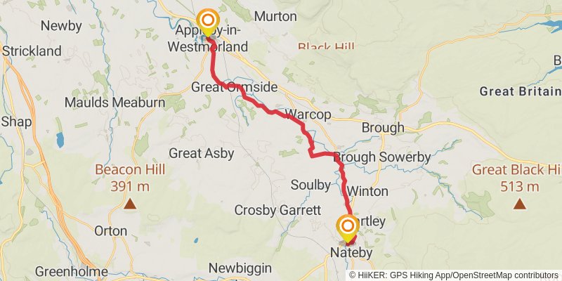 Eden Way stage 5 Map