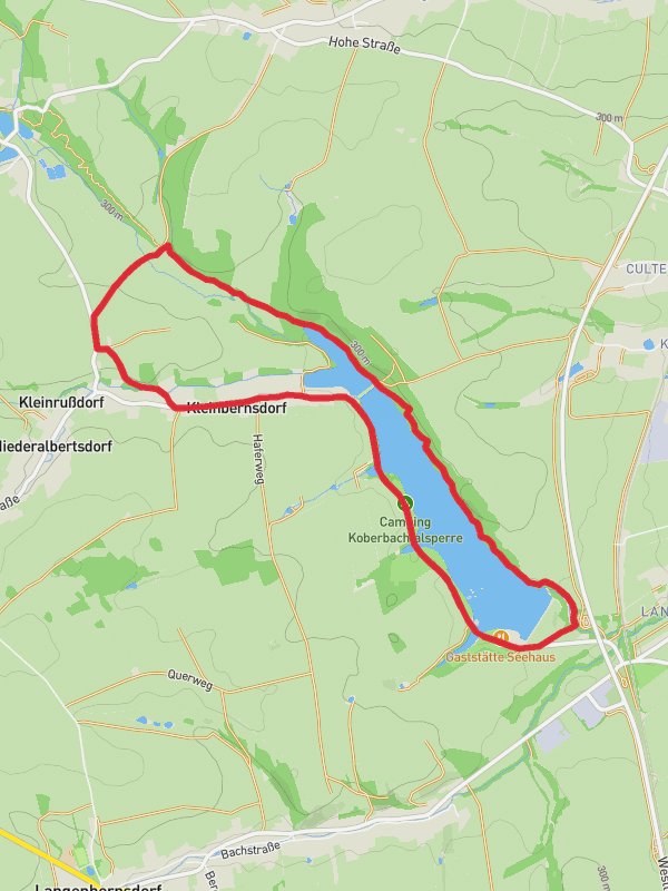 Koberbachtalsperre and Koberbachtalsperre Vorsperre Loop via Rundweg Talsperre