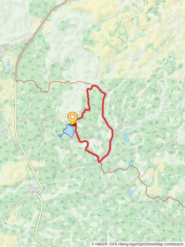 Florida and Trail of Lakes Loop Trail mobile static map