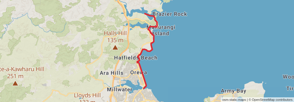 Te Araroa Trail stage 30 Map