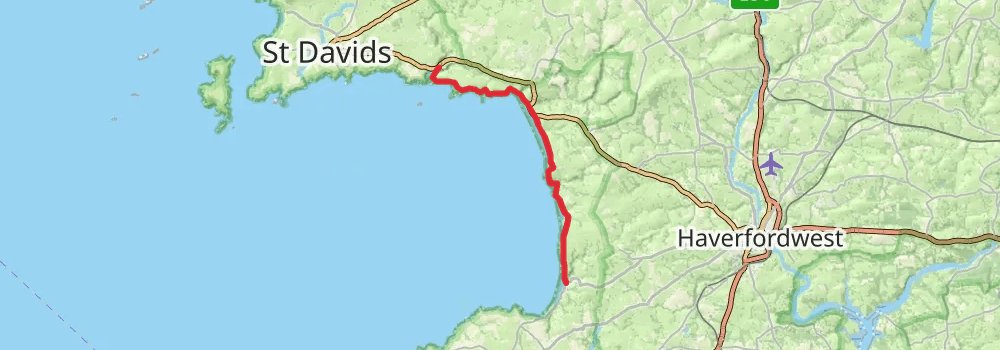 Wales Coast Path stage 46 Map