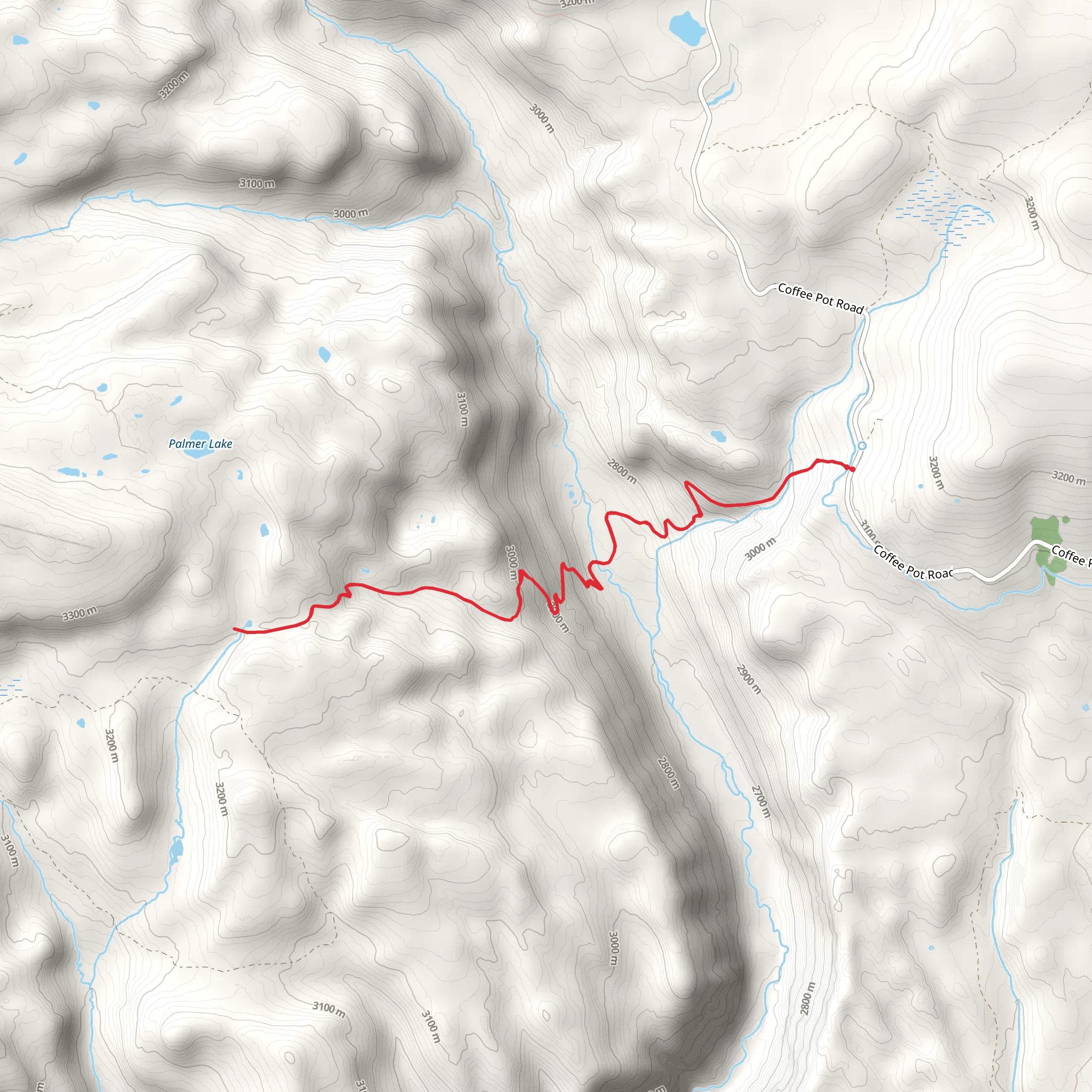 Broken Rib Trail mobile static map