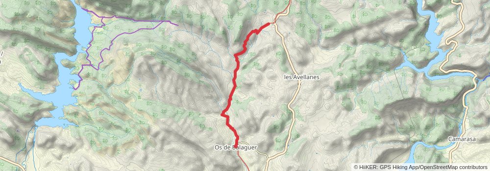 GR 3 Central Path of Catalonia stage 3 Map