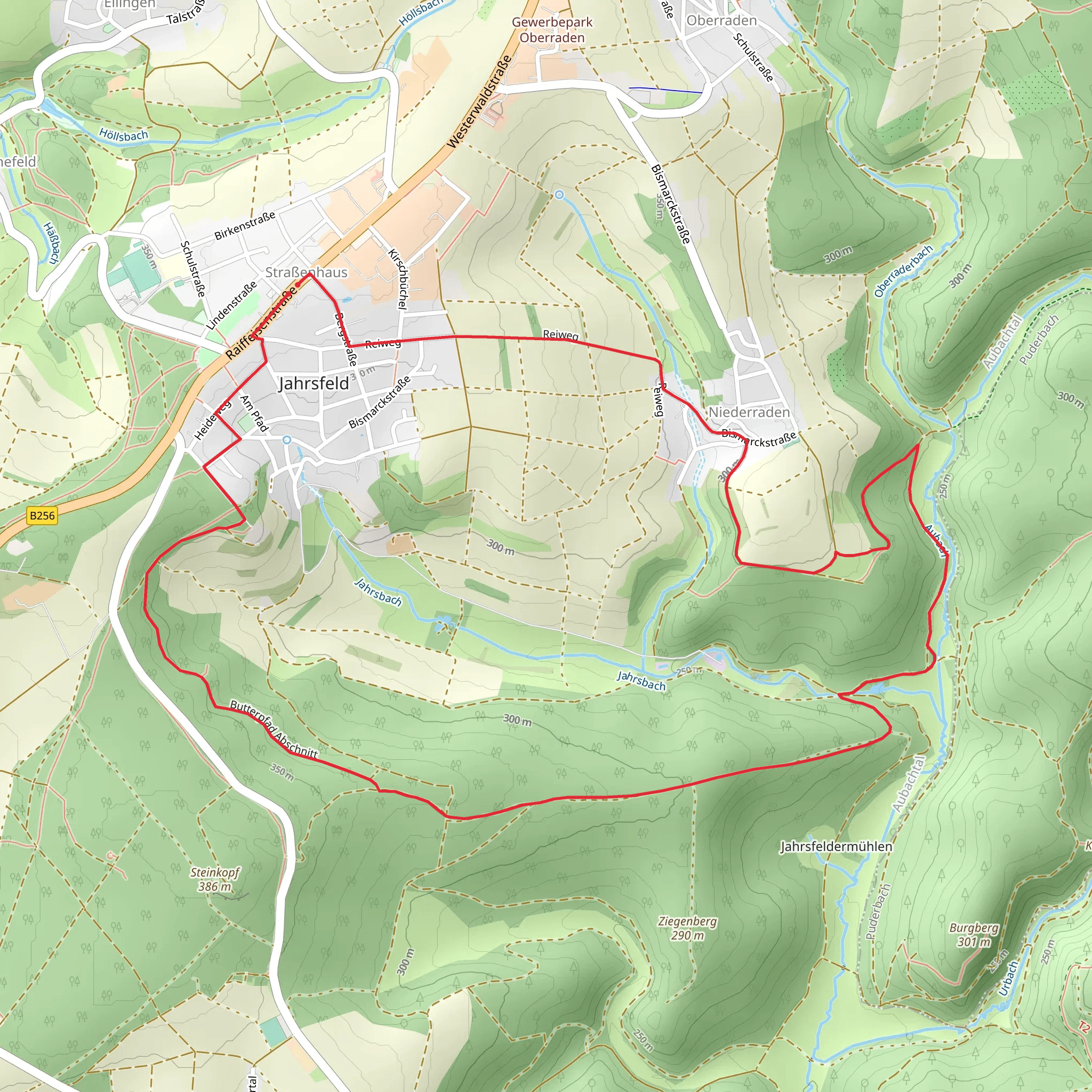 Straßenhaus Loop mobile static map