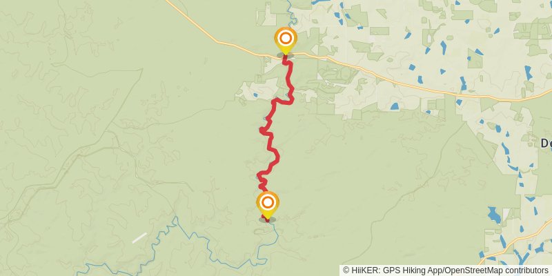 Bibbulmun Track stage 26 Map