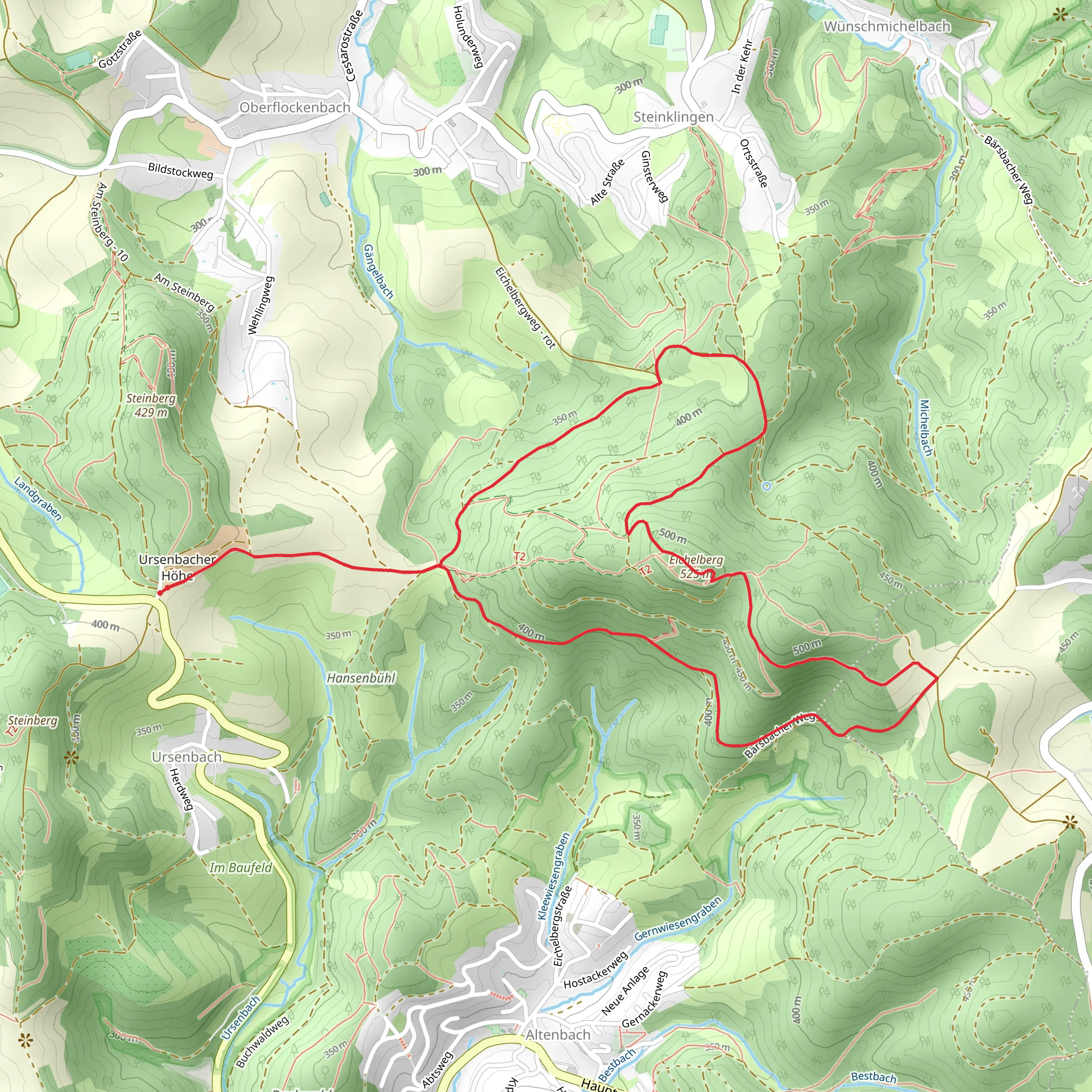 Eichelberg Loop mobile static map