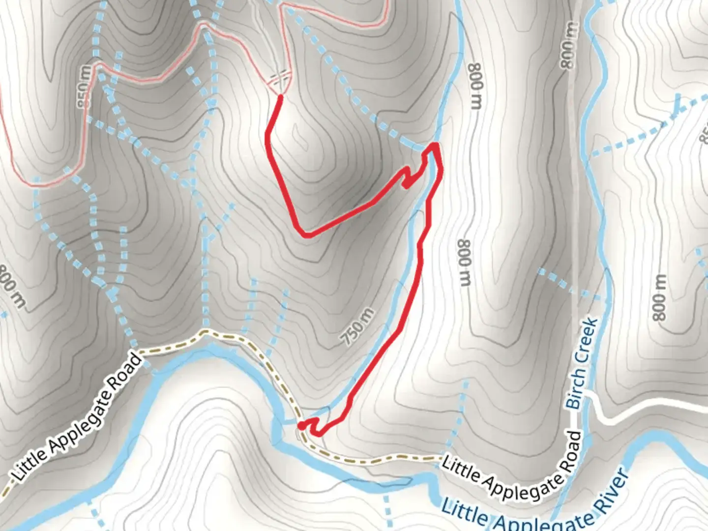 An image depicting the trail Tunnel Ridge Trail and its surrounding area.