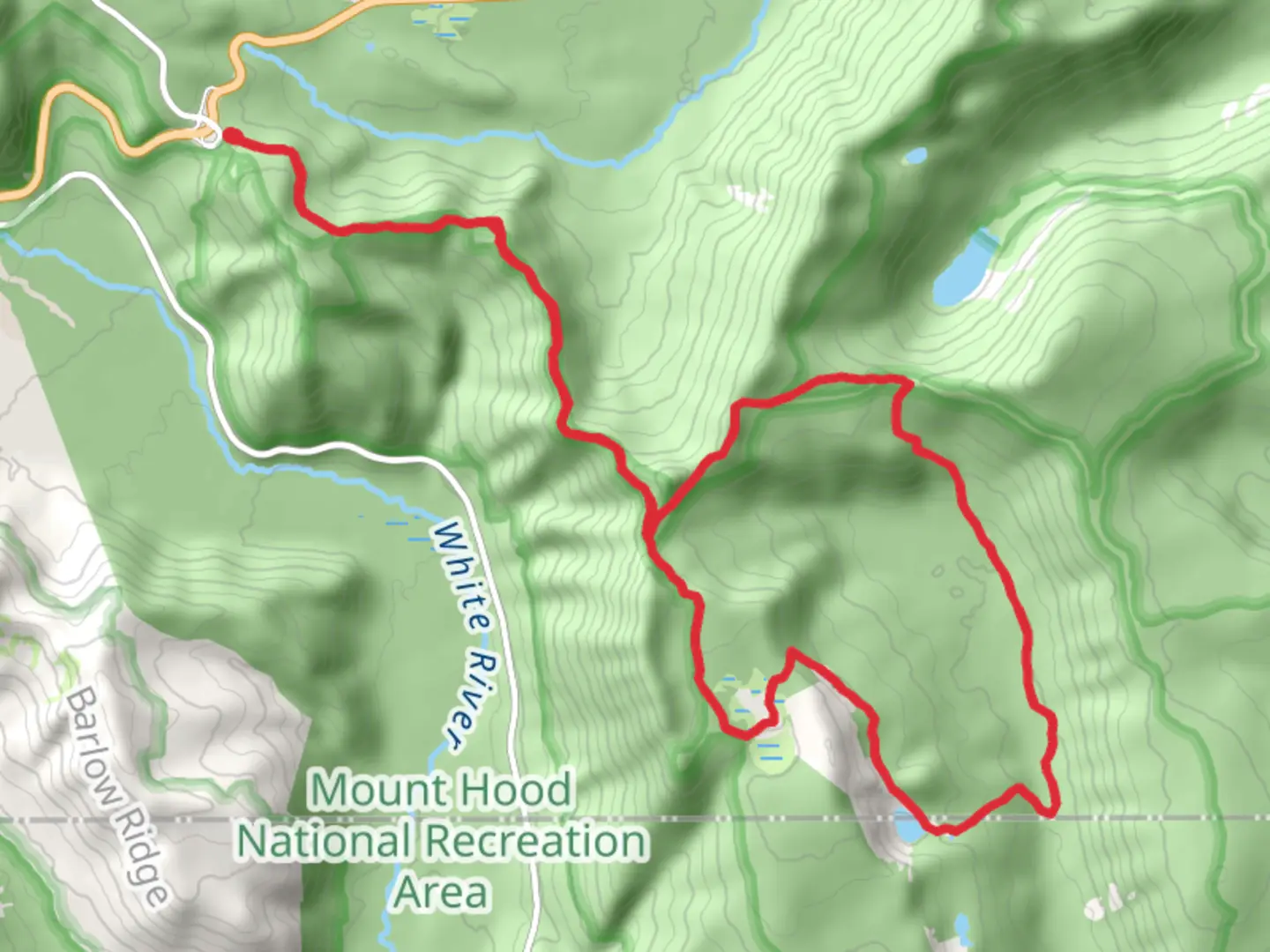 An image depicting the trail Gunsight, Crane Creek and Boulder Lake Loop Trail and its surrounding area.