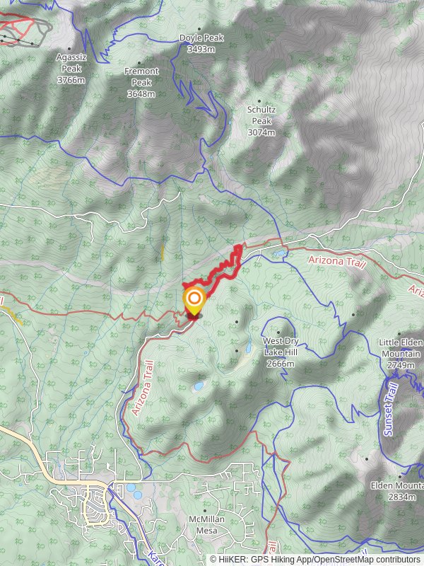 Arizona Trail and Schultz Creek Trail Loop