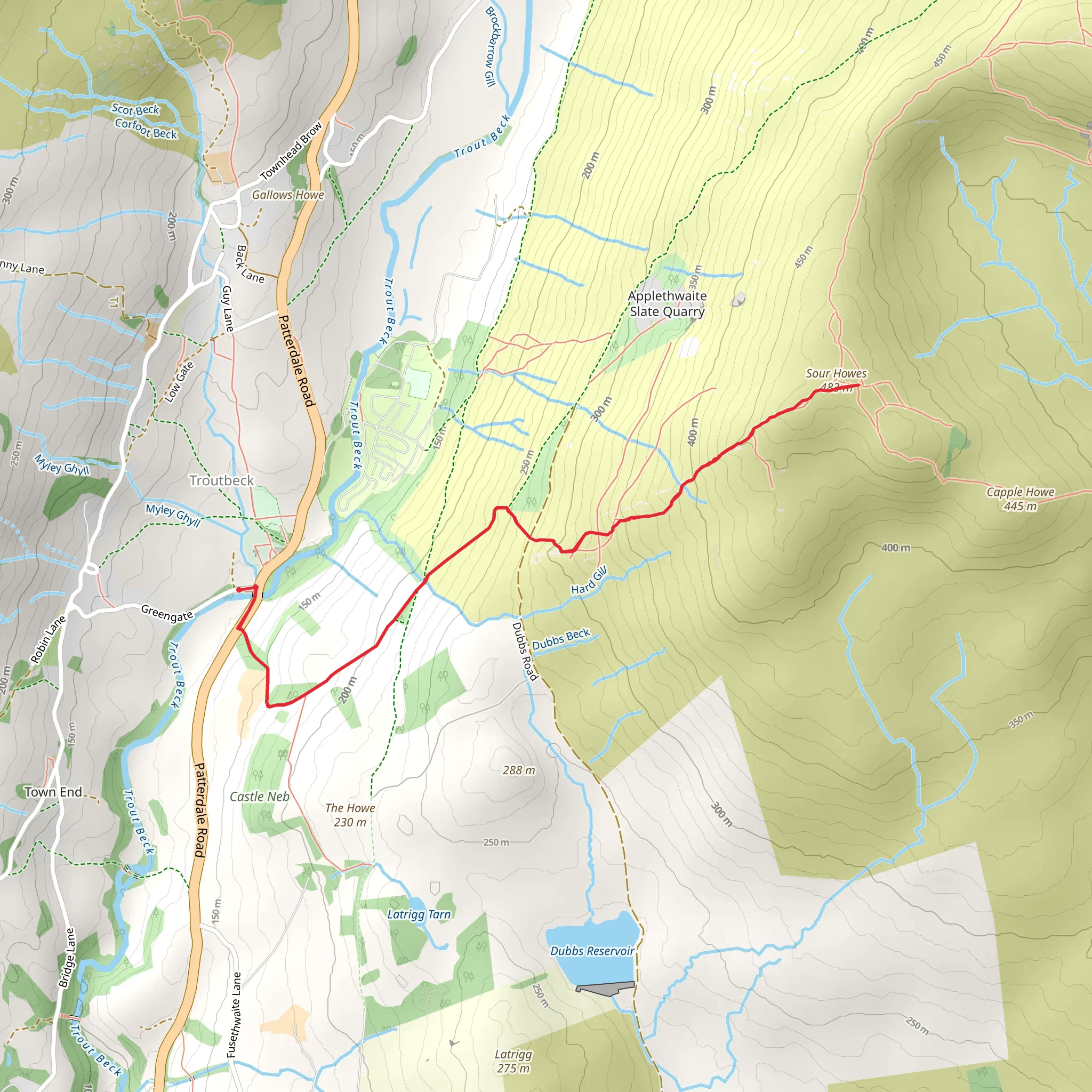 Sour Howes mobile static map