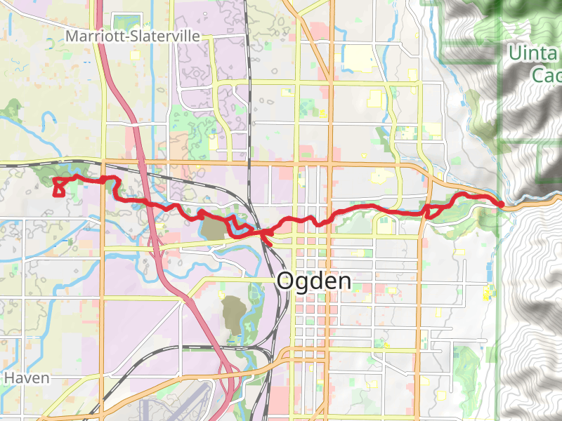 Ogden River Parkway and West Haven Trail