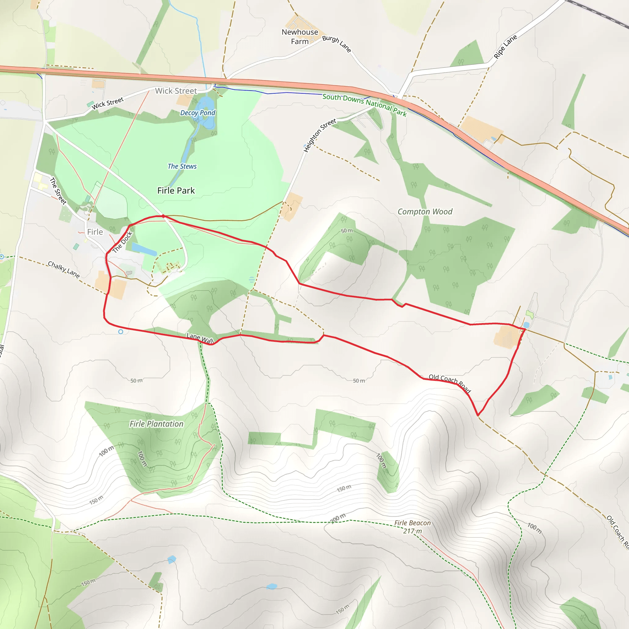Charleston Route - 2 mobile static map