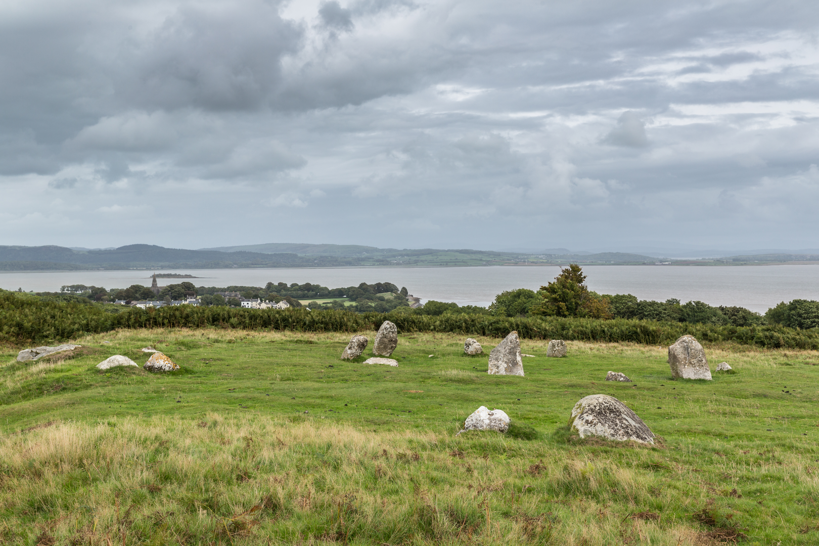 An image depicting the trail Cumbrian Cisterian Way and its surrounding area.