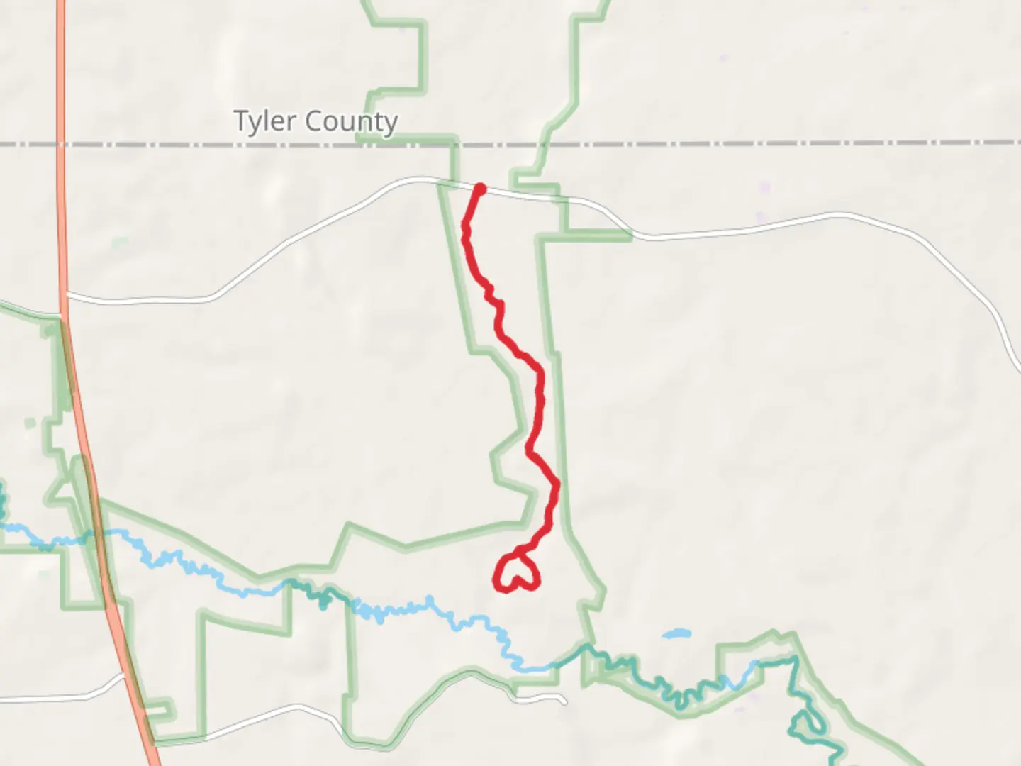 An image depicting the trail Turkey Creek Trail and Sandhill Loop and its surrounding area.