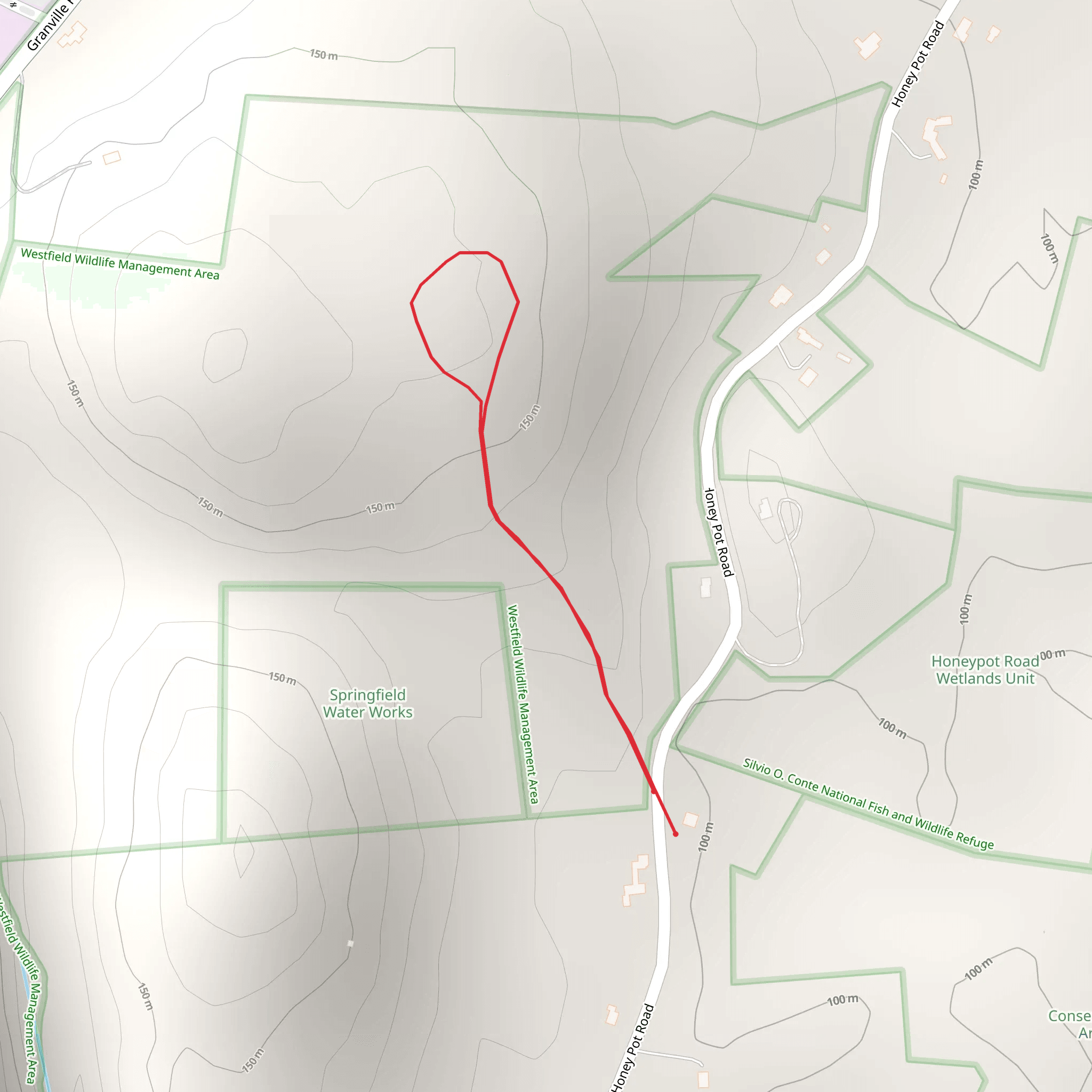 Honey Pot Road Loop mobile static map