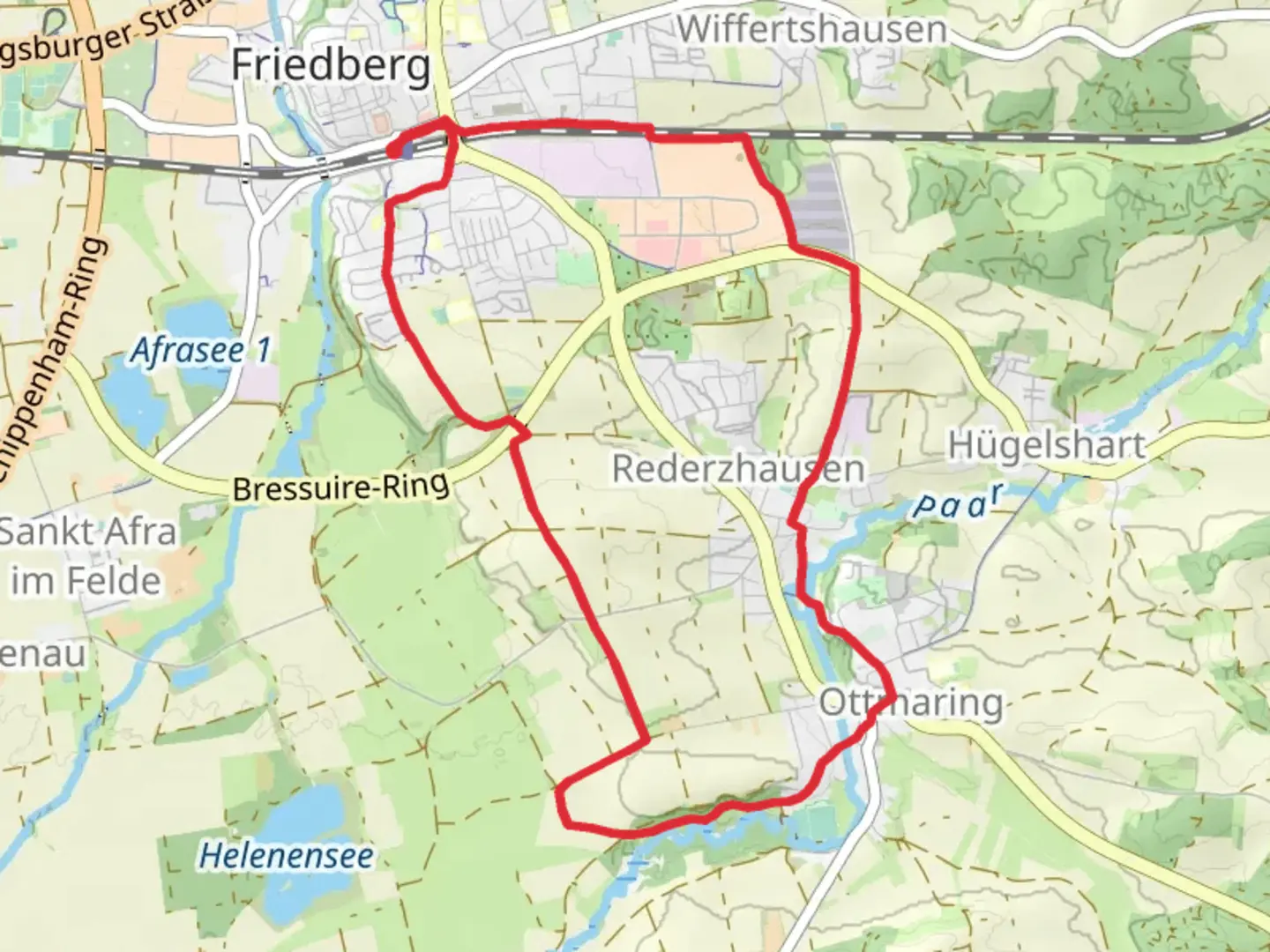 An image depicting the trail Zum Paardurchbruch and its surrounding area.
