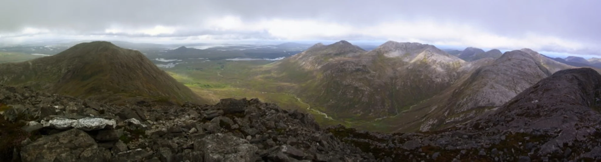 An image depicting the trail Binn Chorr and Derrycare Walk and its surrounding area.