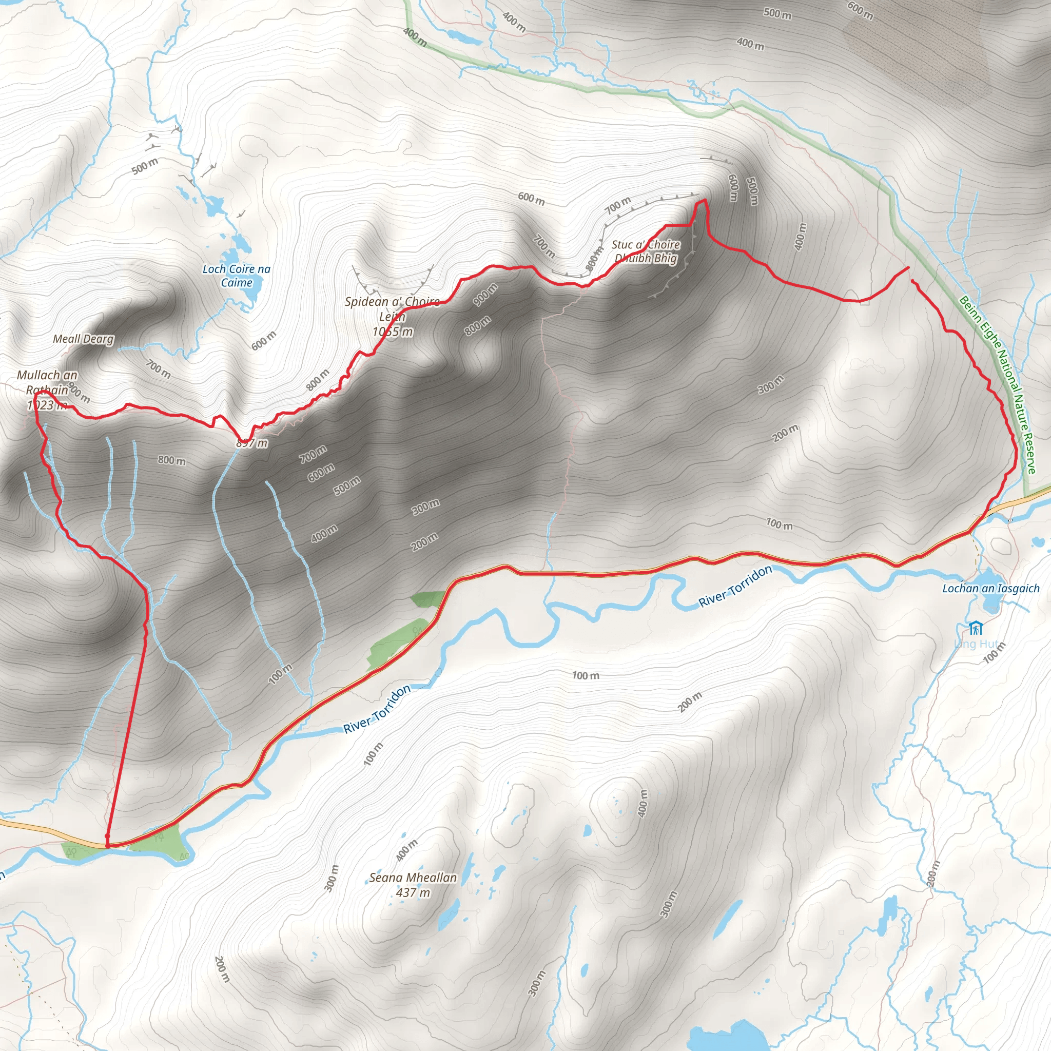 Liathach Loop - Torridon Hills mobile static map