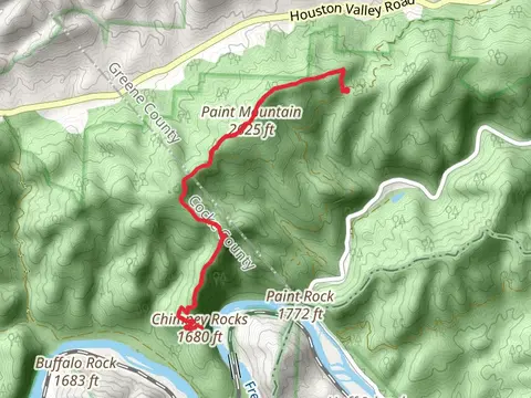 Chimney Rocks via Paint Mountain Trail and Lone Pine Gap