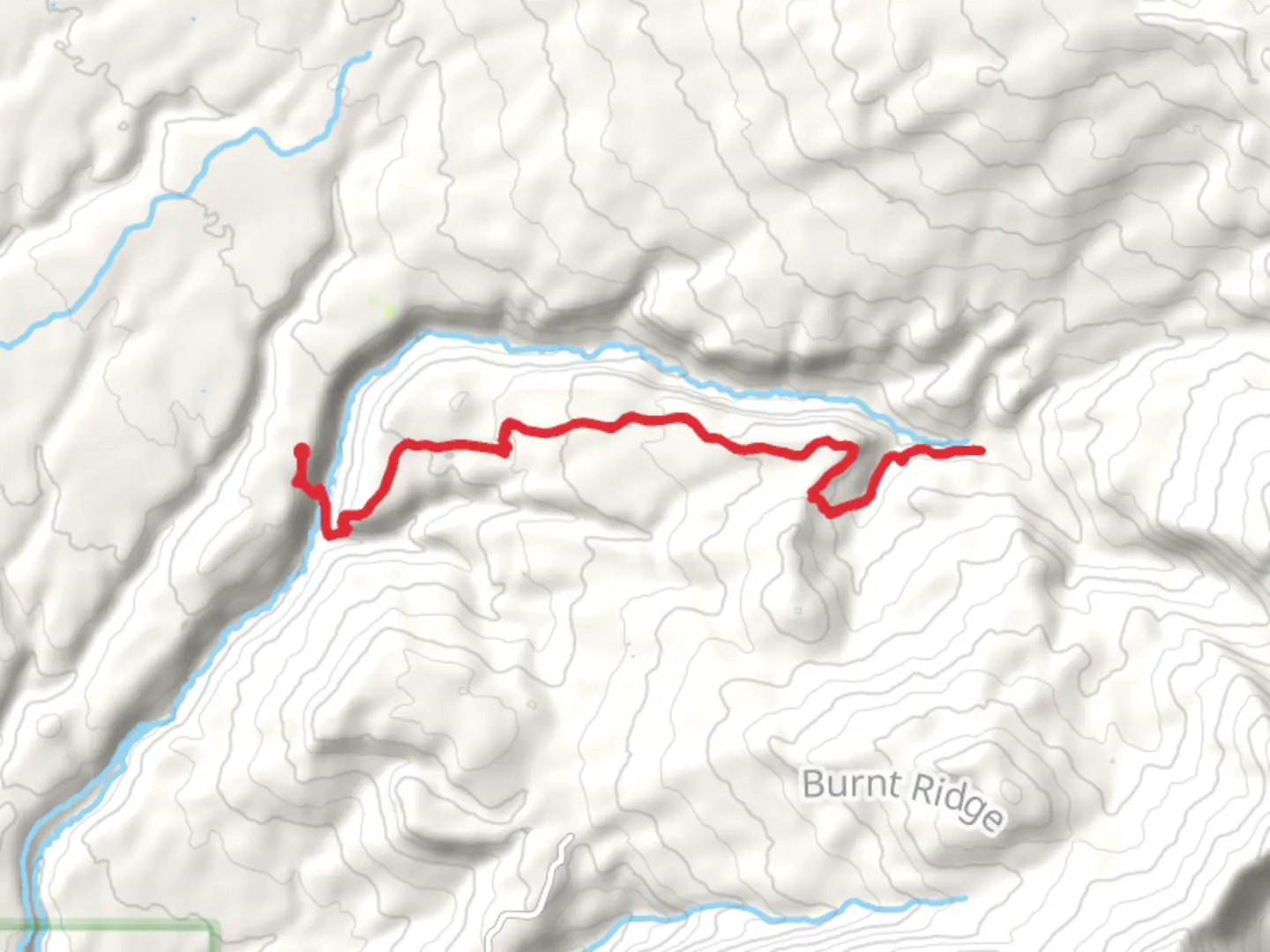 An image depicting the trail Box Canyon Trail and its surrounding area.
