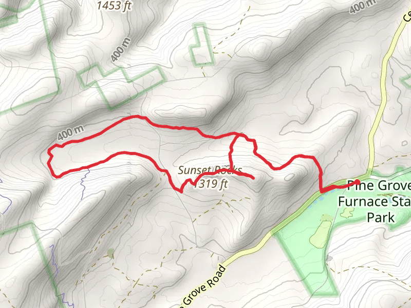 Little Rocky Ridge and Sunset Rocks Loop