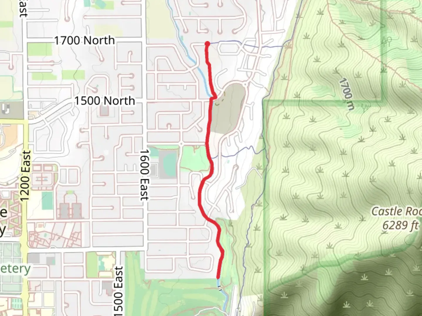 An image depicting the trail Lundstrom Park Trail and its surrounding area.