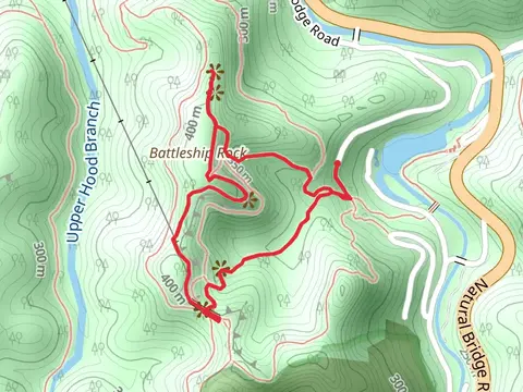 Battleship Rock, Laurel Ridge and Original Natural Bridge Loop Trail