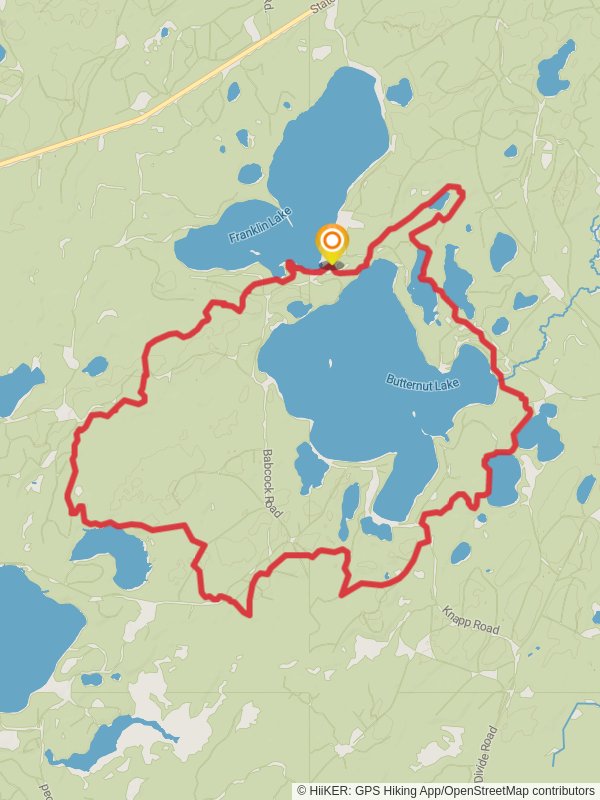 Butternut Lake, Three Johns Lake and Luna Lake Loop