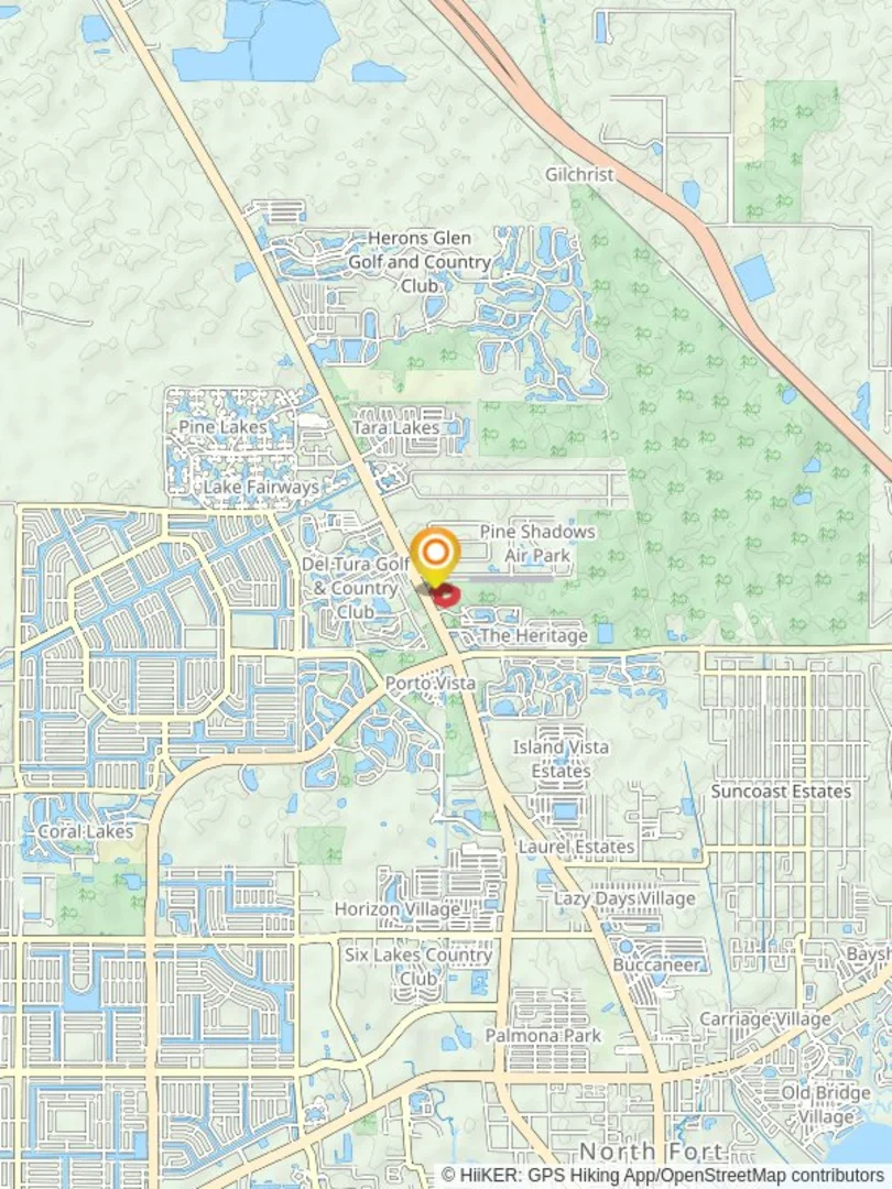 An image depicting the trail Praire Pines Preserve Loop and its surrounding area.