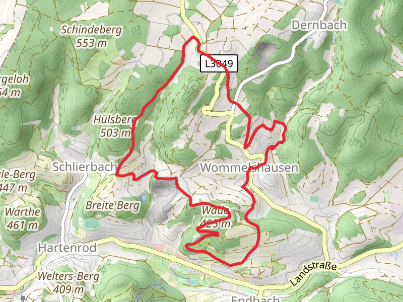 Schmetterlingsweg and Spazierrundweg Auf die Wade Loop