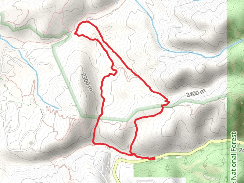 Juan Trail, Little Tesuque and Carol Loop