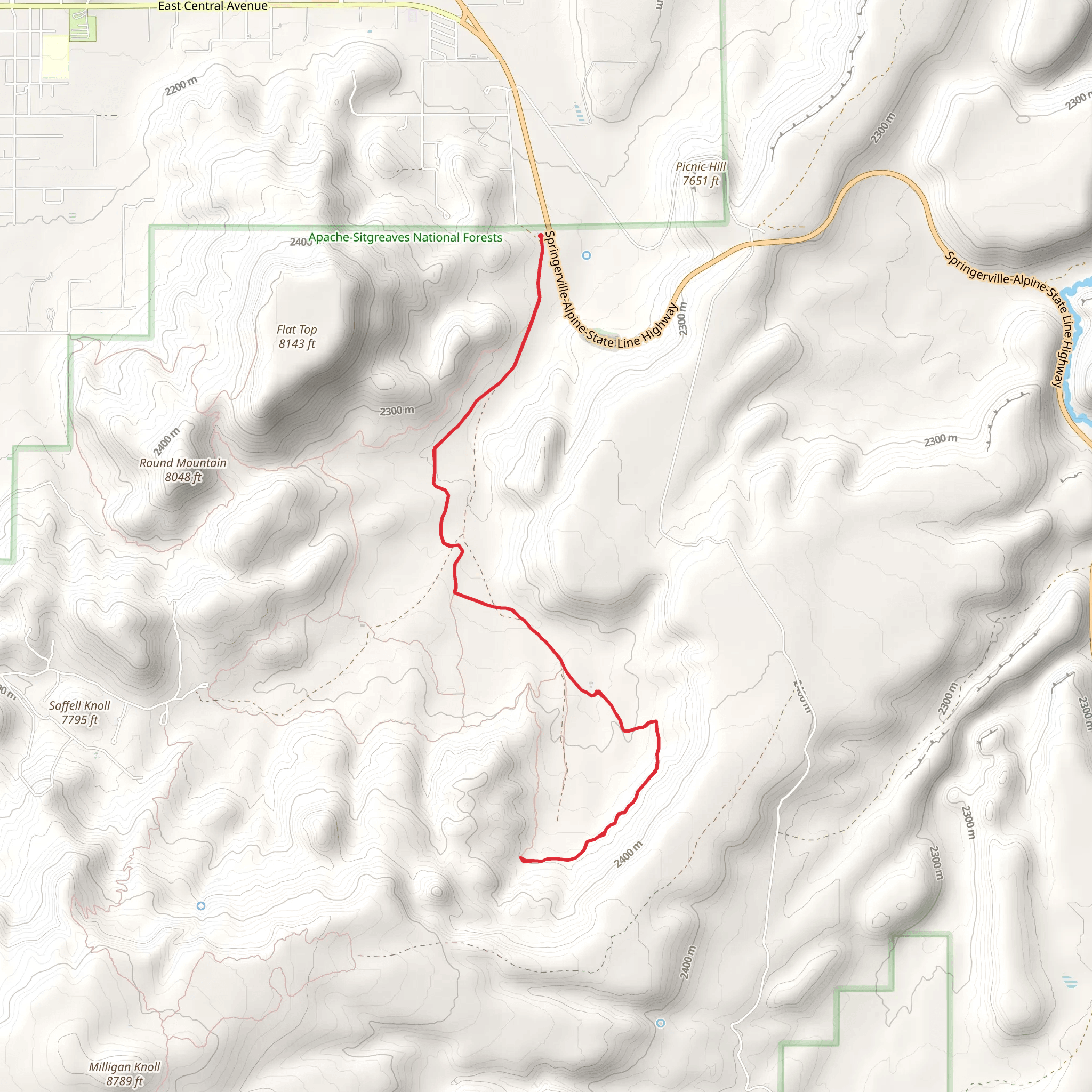 Murray Basin Trail mobile static map