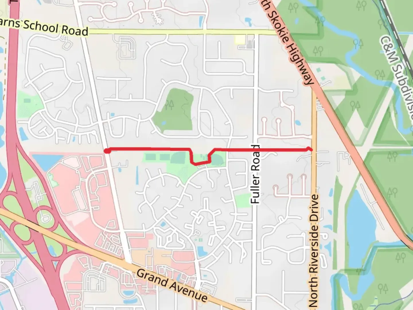An image depicting the trail North Dilleys Road Walk - East and its surrounding area.