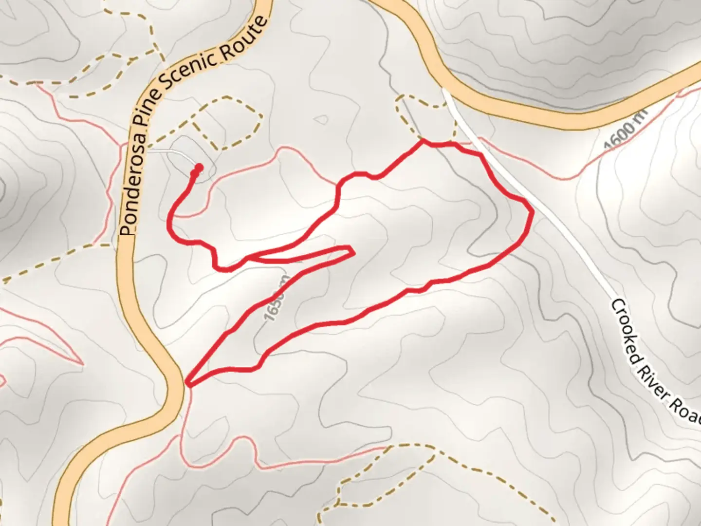 An image depicting the trail Valley and Pilgrim Loop Trail and its surrounding area.