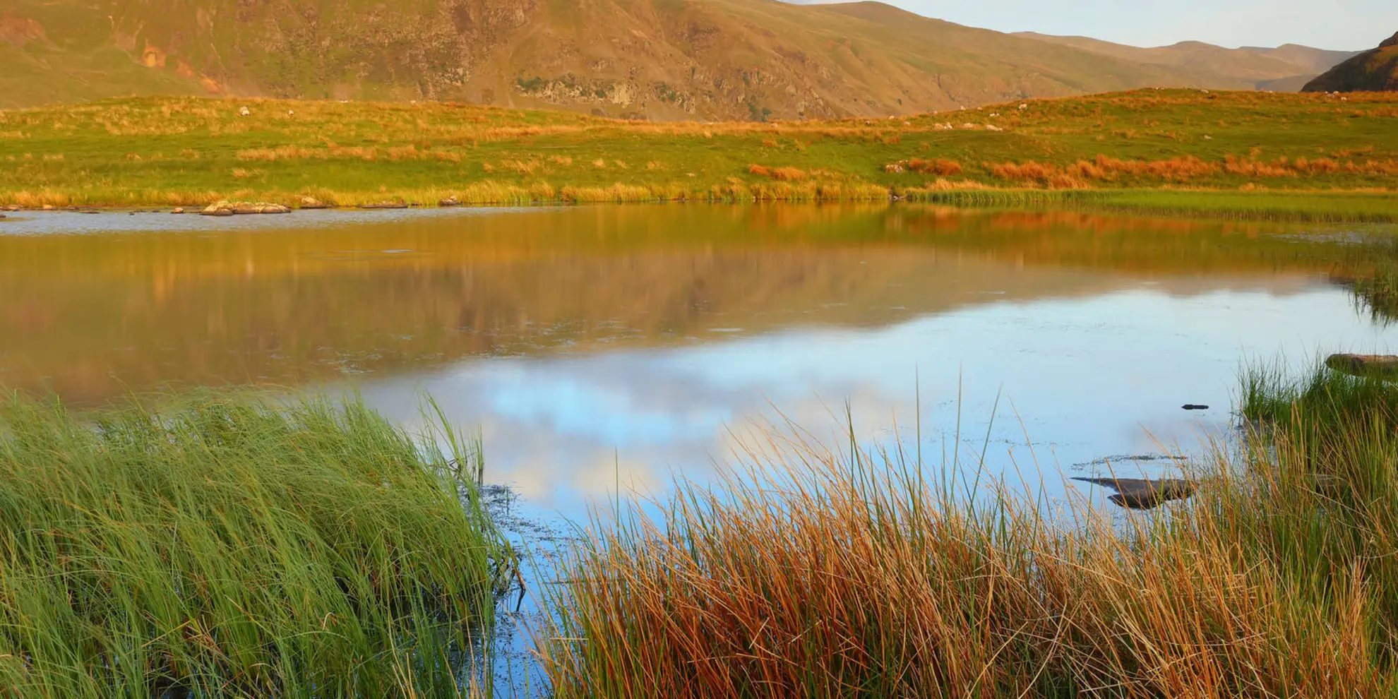 An image depicting the trail Tewet Tarn Walk and its surrounding area.