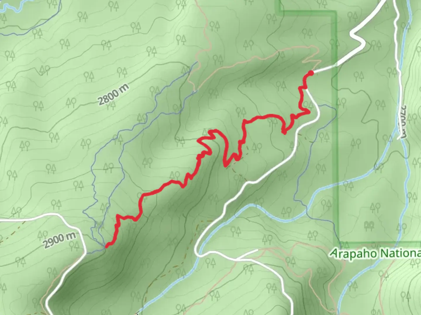 An image depicting the trail Iko Trail and its surrounding area.