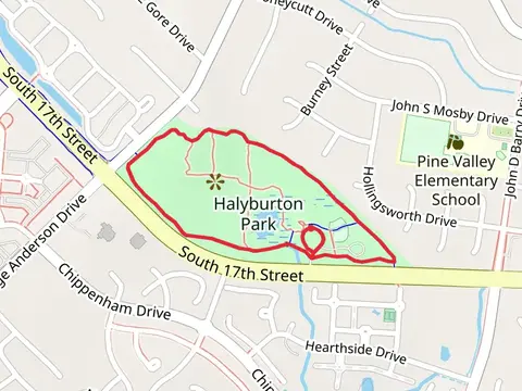 Loop along South 17th Street